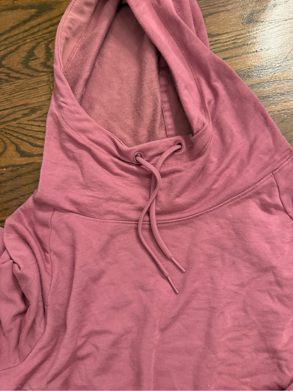 Pink athletic hoodie